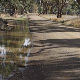 How unsealed PolyCom roads beat days of driving rain
