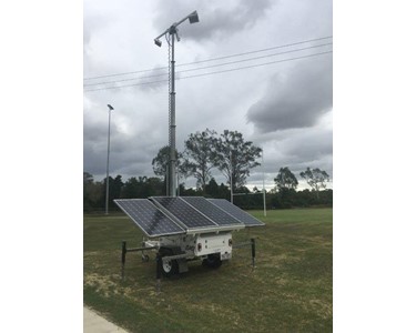 Solar Hybrid Lighting Towers