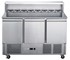FED-X - FED-X Three Door Salad Prep Fridge with Marble Top - XGNS1300E