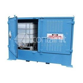 Corrosives Storage Cabinet | Outdoor Store for Class 8 Drums