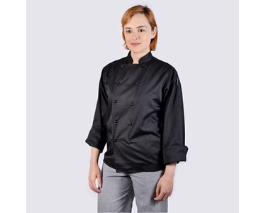 Handy Chef - Black Chef Jackets - Long Sleeve or Short Sleeve