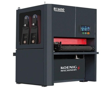 Koenig - Industrial Wide Belt Metal Deburring System | B1600
