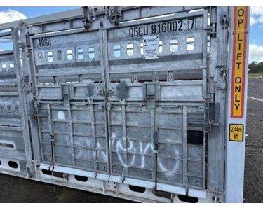 Livestock Trailer | Stock Crate 40' Single Deck Container