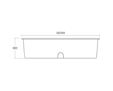 2000ltr Round Water Trough