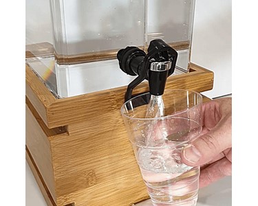 Rosseto - Pool Beverage Dispenser with Bamboo Base 14 Gal
