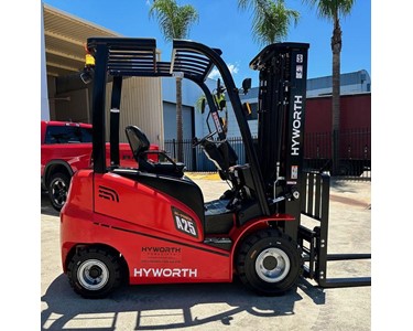 Hyworth - 4 Wheel Electric Counterbalance Forklift FOR HIRE | 2.5T 