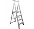 Aluminium Platform Ladder 3 Steps 6ft/3ft (1.8m/0.9m) | Climbmax