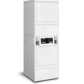 Quantum Gold Coin Drop 2x9kg Gas Stack Dryers | SSGNXA 