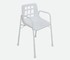 Shower Chair with Arms - Aluminium