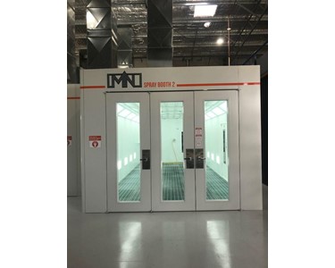 MN Spraybooths - Automotive Spray Booth | Full Downdraft | Inground 