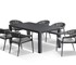 Royalle - Outdoor Dining Setting | Adele Table With Nivala Chairs 7pc 