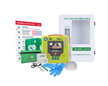ZOLL - ZOLL AED 3 Defibrillator Outdoor Alarmed Keypad Cabinet Bundle