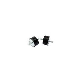 K043 Tool Steel Rubber Mount - Male Double Stud M10 Thread