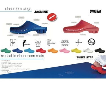 Egemen International - Hospital Shoes - Cleanroom Clogs - Jasmin - Unitem