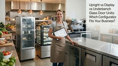 Upright vs Display vs Underbench Glass Door Units: Which Configuration Fits Your Business?