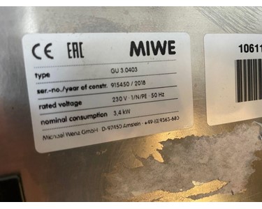 Miwe - Convection Oven | Gusto Mini