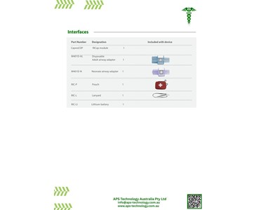 APS Technology Australia - CapnoCOP Rapid Intervention Capnograph