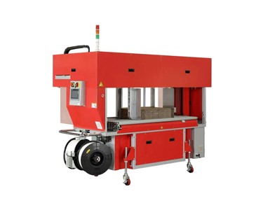 Tenso - High Speed Corrugated Strapping Machine w/ Integrated Squaring System