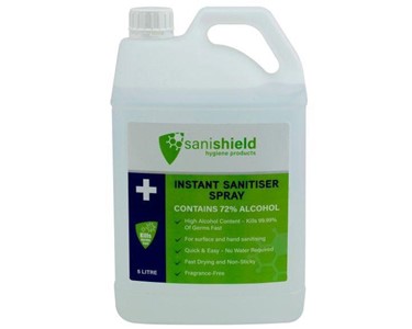SSS5L Hand Sanitiser Spray - 5 Litre Bottle  