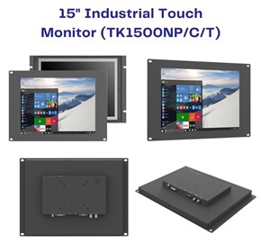 15" Industrial Touch Monitor (TK1500NP/C/T)