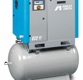 Eco Series 15 Kw Belt Driven Tank Screw Mounted Compressor