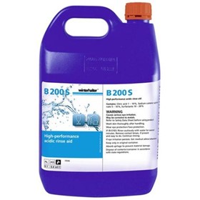 B200S Liquid Glass Washing Rinse Aid 15L Bottle