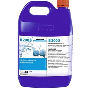 B200S Liquid Glass Washing Rinse Aid 15L Bottle