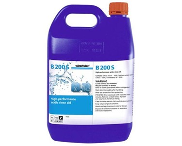 Winterhalter - B200S Liquid Glass Washing Rinse Aid 15L Bottle
