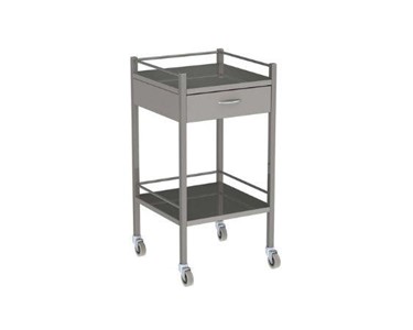 General Medical Instrument Trolley 1 Drawer with Rail 