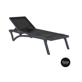 Pacific Sunlounger - Anthracite/Black