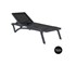 Siesta - Pacific Sunlounger - Anthracite/Black