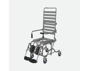Tilt & Recline Commode - Attendant Propelled - 460mm Wide