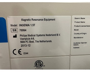 Philips - Ingenia 1.5T [MRI Scanner] {EX4587}