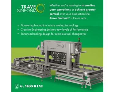 Mondini - Tray Sealing Machine - Trave Sinfonia