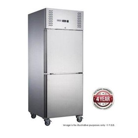 Stainless Steel Two Door Upright Freezer – XURF650S1V