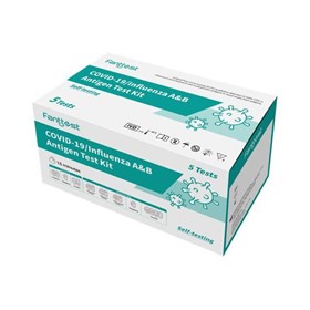 Influenza Flu A/B and COVID-19 Rapid Antigen Test for Home use - 5pk