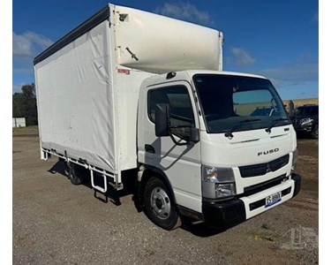 Used Curtainsider Truck | 2019 MITSUBISHI FUSO CANTER 615 