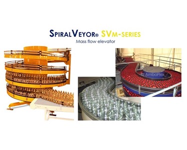 Spiral Conveyors | Massflow | AmbaFlex SpiralVeyor SVM-Series
