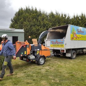 ST8D - 8inch Towable Woodchipper | 45HP Kubota Diesel