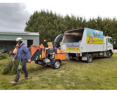 Forst - ST8D - 8inch Towable Woodchipper | 45HP Kubota Diesel