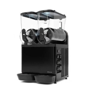 GraniLuxe Black PP Twin Bowl Slushie Machine