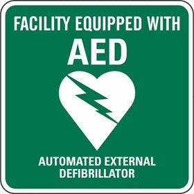 AED Facility Decal