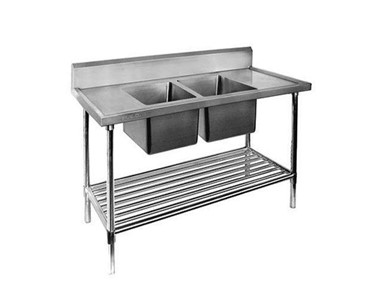 Modular Systems - Sink Bench With Pot Undershelf | Double Centre | DSB7-2100C/A
