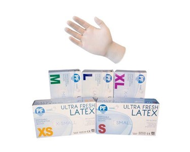 Ultra Fresh - Disposable Latex Gloves | Powder-Free 
