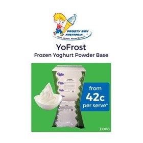 Yo Frost Frozen Yoghurt Base