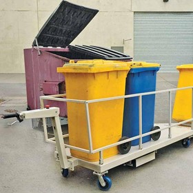 Powered Wheelie Bin Trolley - Waste Management 