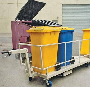 Powered Wheelie Bin Trolley - Waste Management 