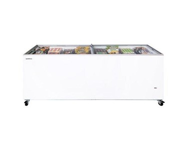 Bromic - Chest Glass Top Freezer White 670L | 3735305-NR