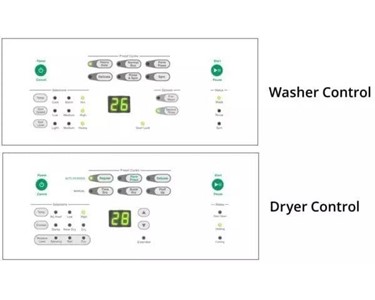 Speed Queen - Commercial Stacked 10kg Washer + 9kg Dryer | Gas | LTGE5A