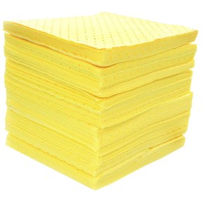 Yellow Hazchem Absorbent Pad – 400gsm -50 Pack